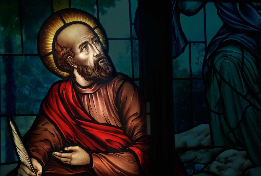 Image of the ST. Francis de Sales Stain Glass Window